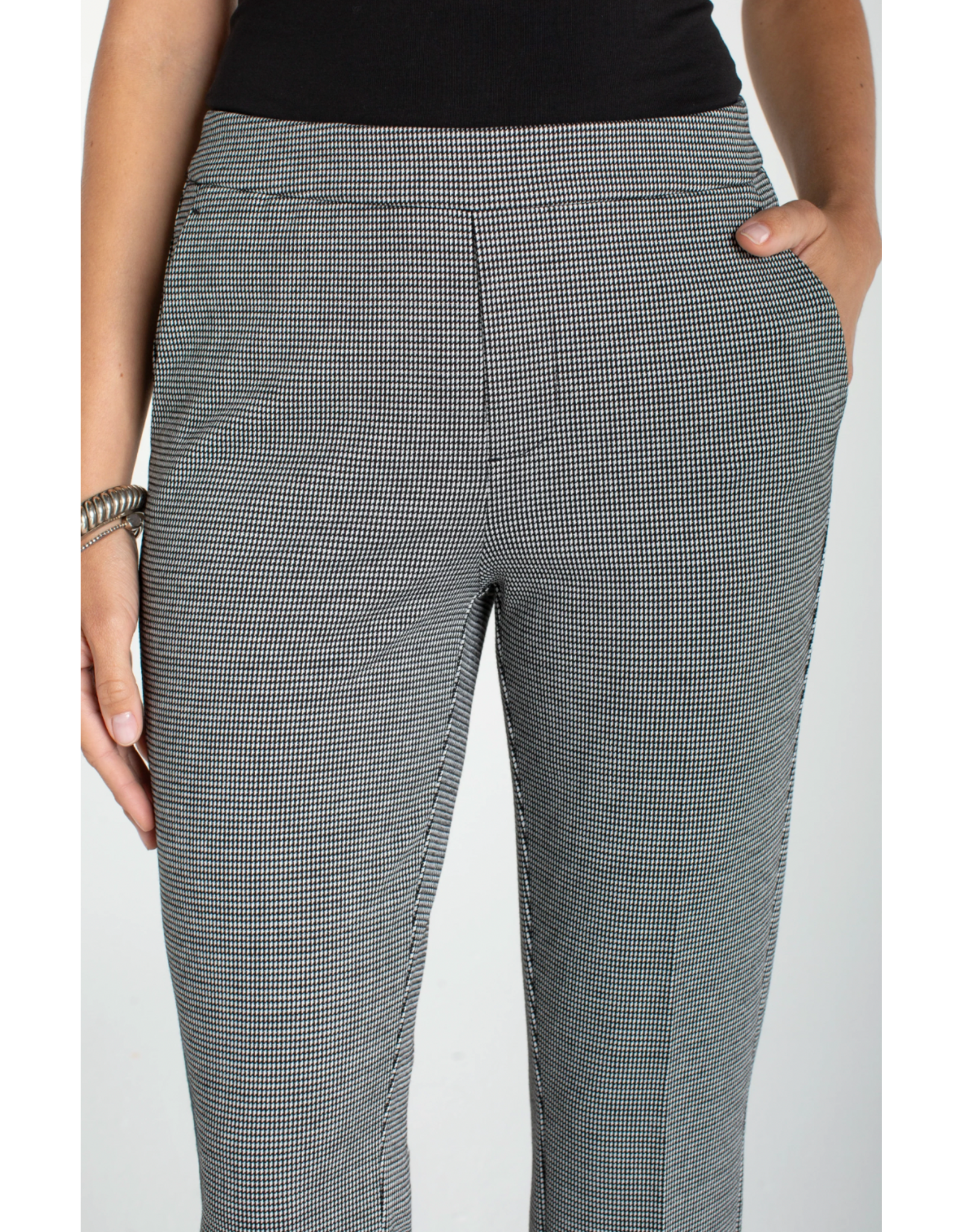 Liverpool Liverpool - Kayla Trouser (Black / White Mini Check)