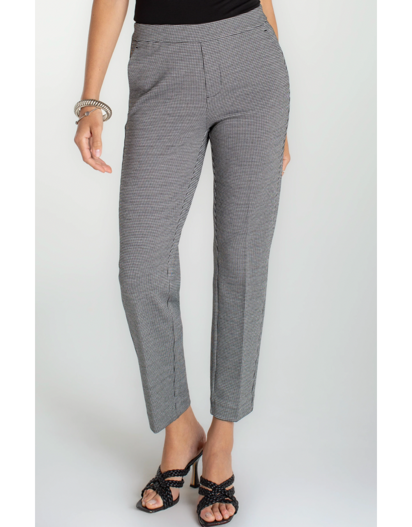 Liverpool Liverpool - Kayla Trouser (Black / White Mini Check)