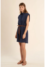 Molly Bracken Molly Bracken -  Belted Dress (Navy)