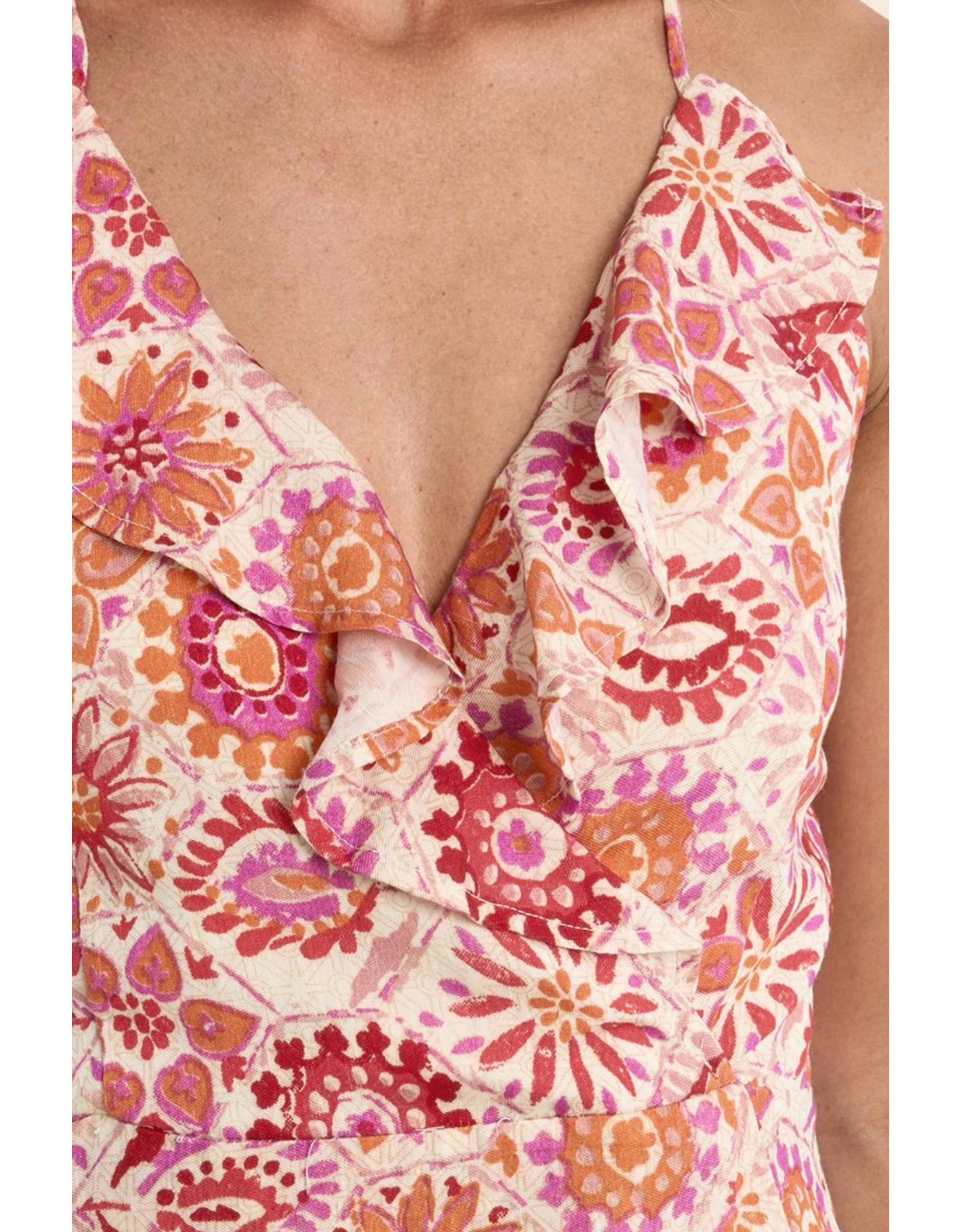 Molly Bracken Molly Bracken -  Maxi Length Print Dress