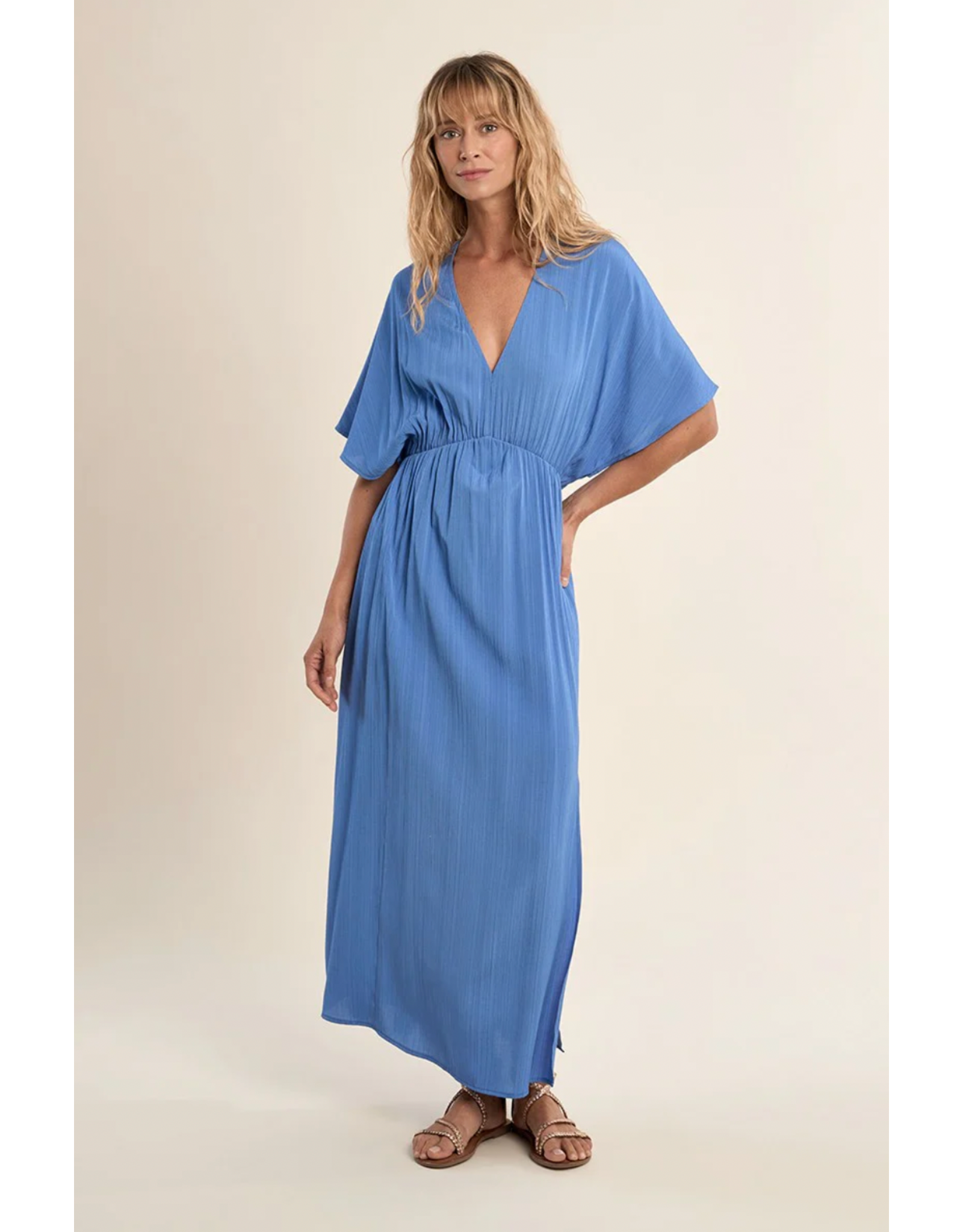 Molly Bracken Molly Bracken -  Maxi Length Dress (Blue)