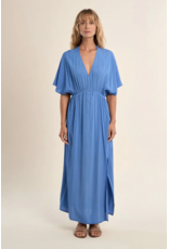 Molly Bracken Molly Bracken -  Maxi Length Dress (Blue)
