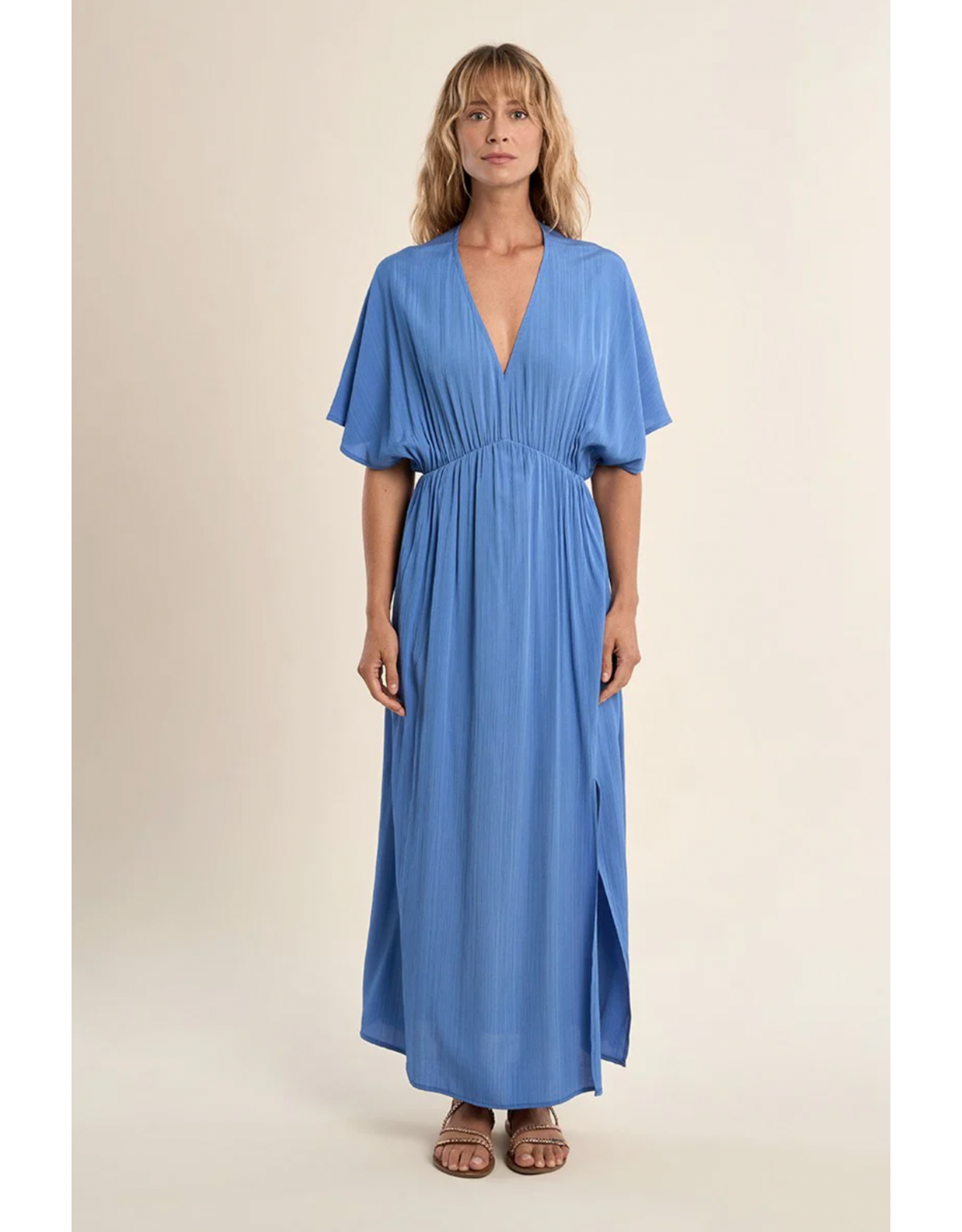 Molly Bracken Molly Bracken -  Maxi Length Dress (Blue)