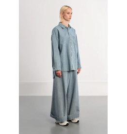 Molly Bracken Molly Bracken -  Denim Stripe Shirt / Jacket