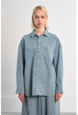 Molly Bracken Molly Bracken -  Denim Stripe Shirt / Jacket