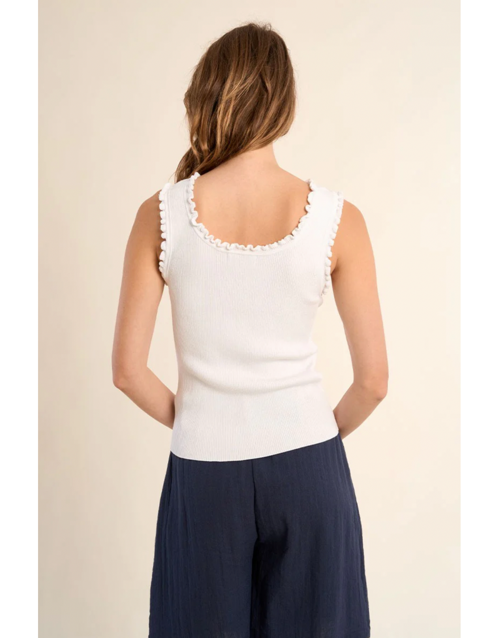 Molly Bracken Molly Bracken -  Knit Tank (Off White)