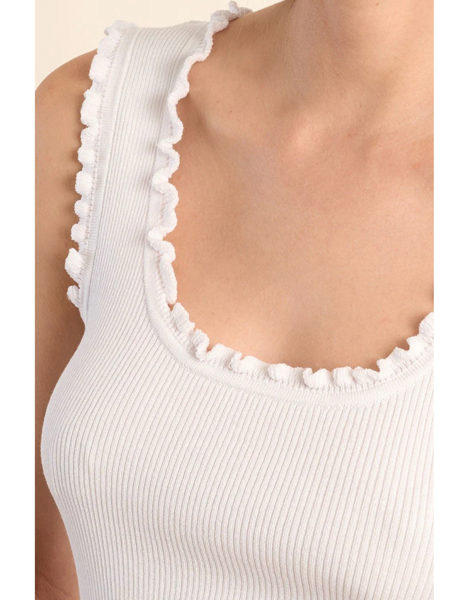 Molly Bracken Molly Bracken -  Knit Tank (Off White)