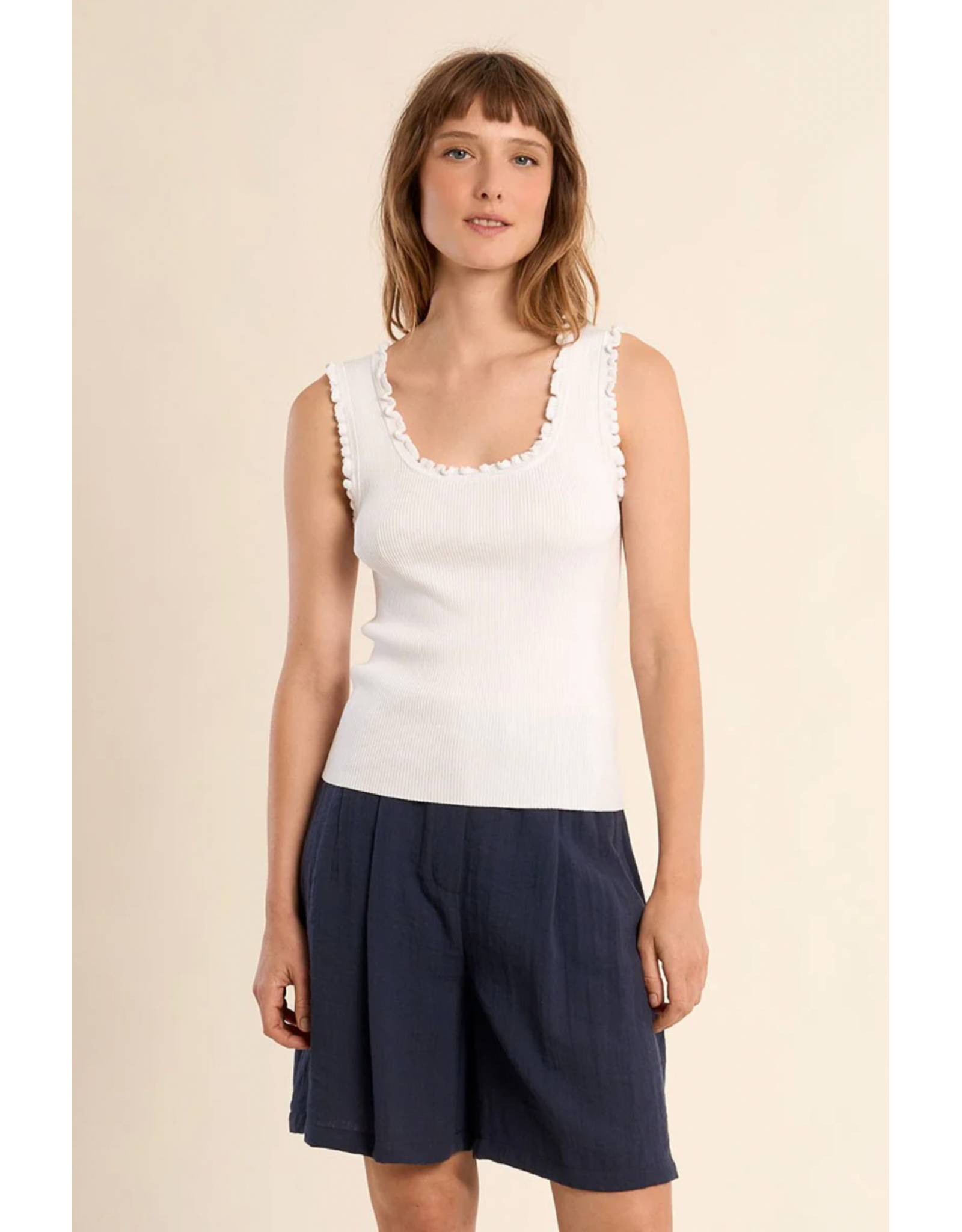 Molly Bracken Molly Bracken -  Knit Tank (Off White)