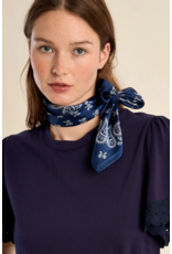 Molly Bracken Molly Bracken - Handkerchief Print Bandana (Blue)