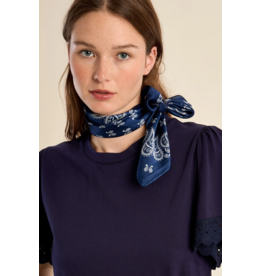 Molly Bracken Molly Bracken - Handkerchief Print Bandana (Blue)