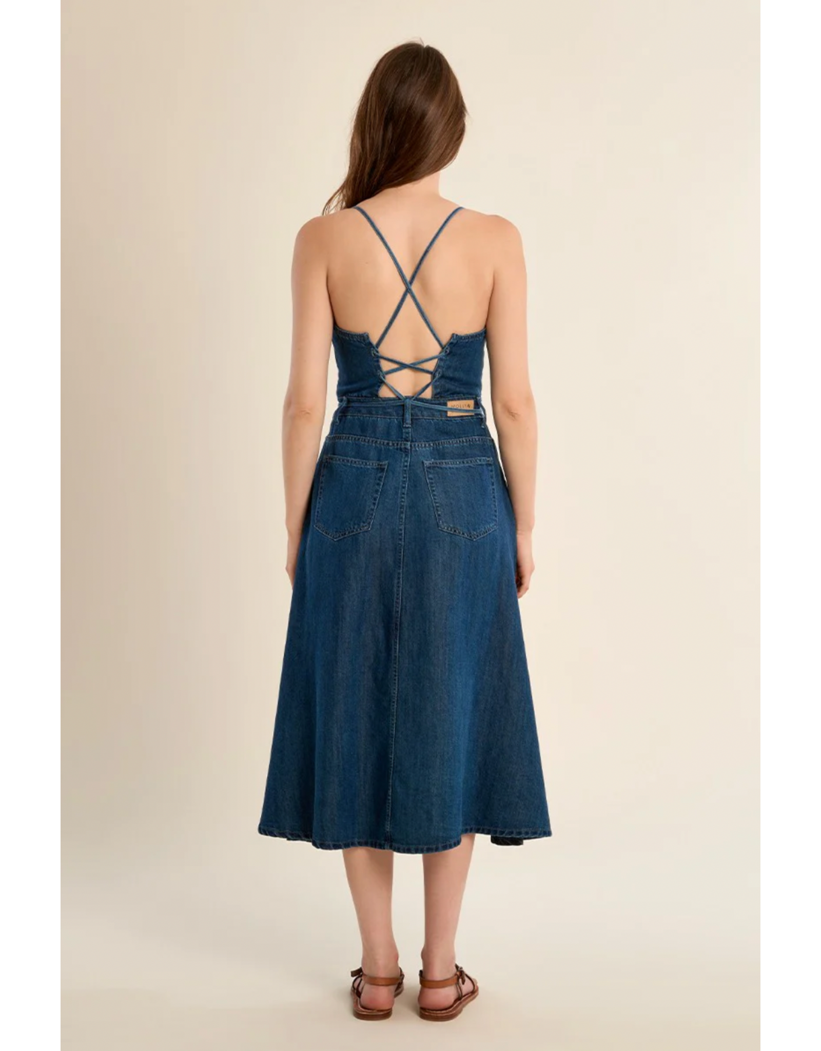 Molly Bracken Molly Bracken - Denim Dress (Denim Blue)