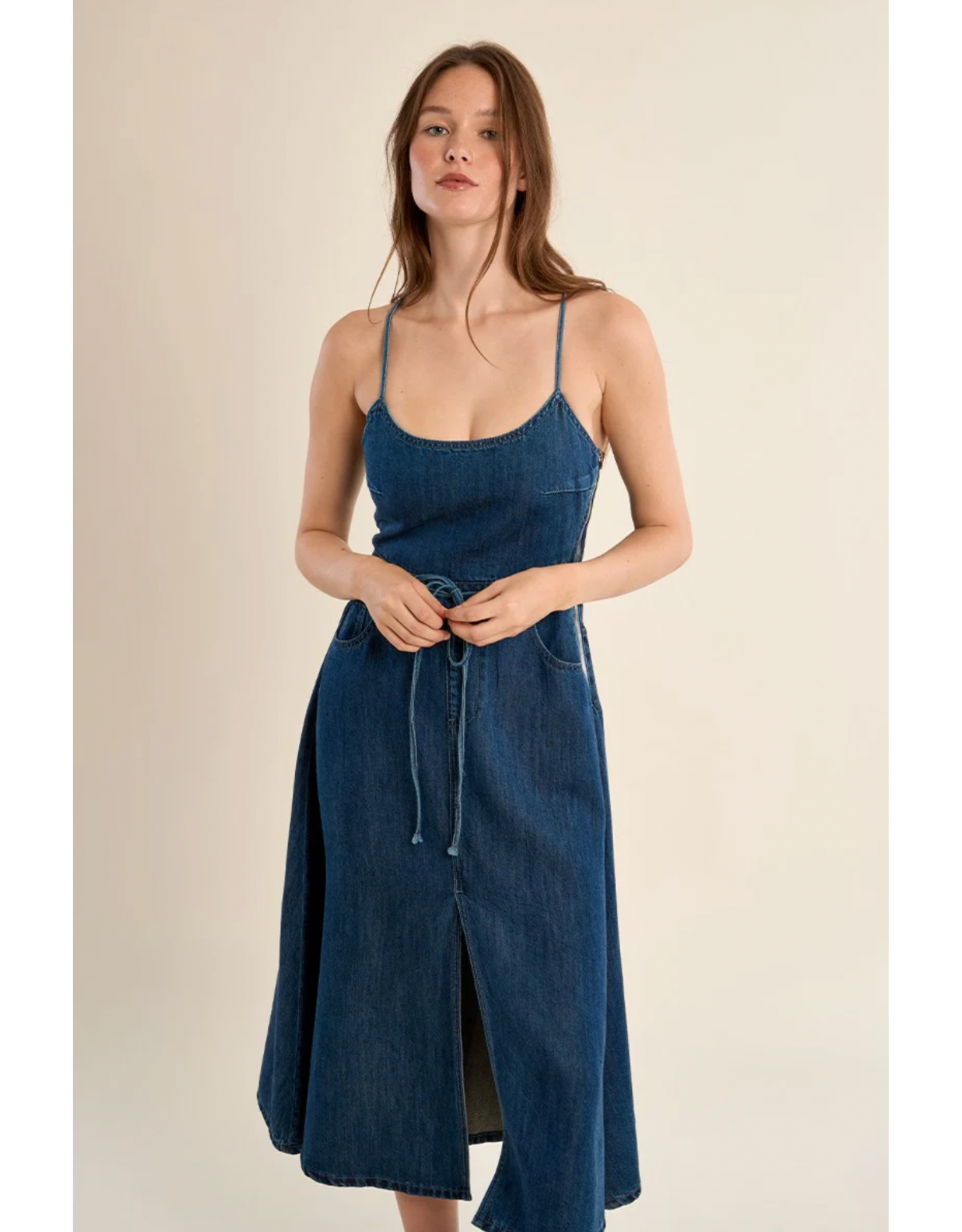 Molly Bracken Molly Bracken - Denim Dress (Denim Blue)