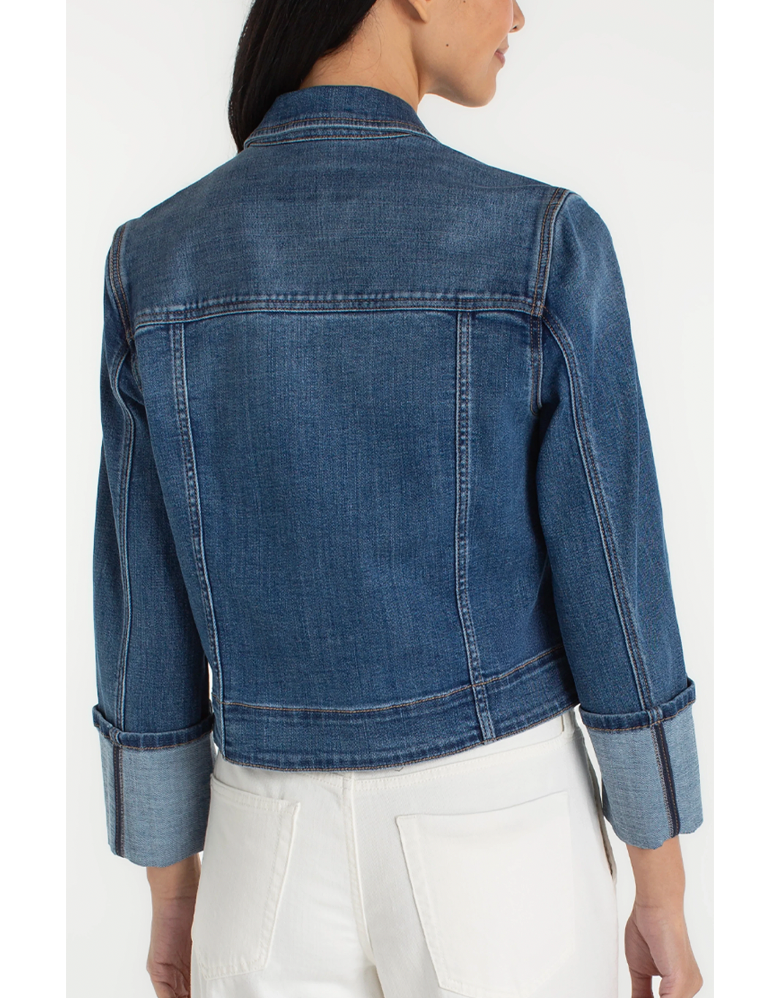 Liverpool Liverpool - Bracelet Length High Cuff Trucker Jacket (West Ways)