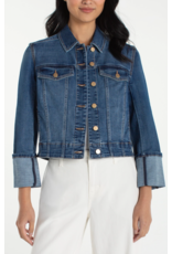 Liverpool Liverpool - Bracelet Length High Cuff Trucker Jacket (West Ways)