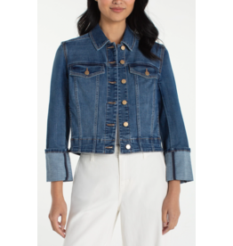 Liverpool Liverpool - Bracelet Length High Cuff Trucker Jacket (West Ways)