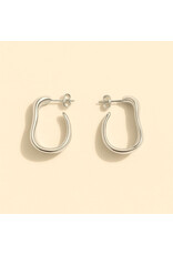 Pika & Bear Pika & Bear - "Moore" Textured Hoop Earrings