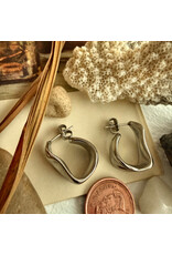 Pika & Bear Pika & Bear - "Moore" Textured Hoop Earrings