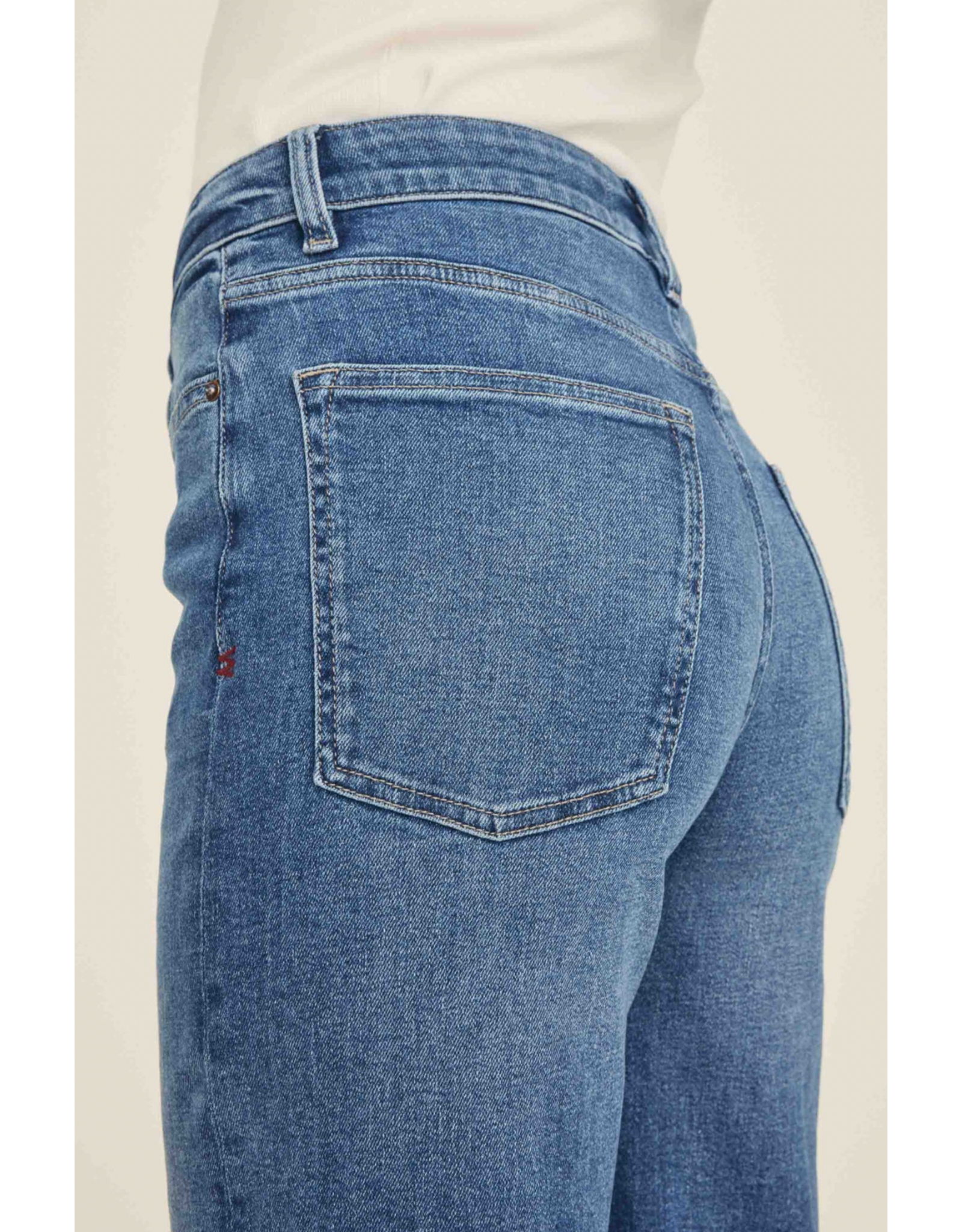 WARP + WEFT WARP + WEFT - ICN Cropped Wide Leg Jeans (Crossroads)