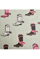 Pika & Bear Pika & Bear - "Boot Scootin" Cowboy Boot Design Swedish Dishcloth