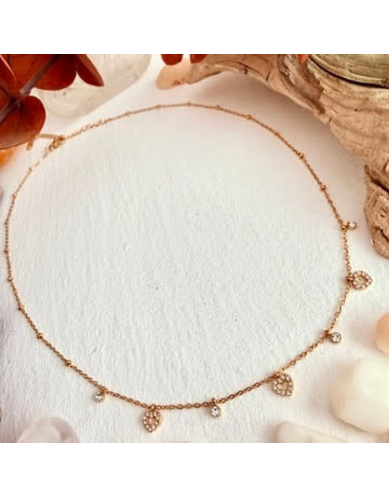 Pika & Bear Pika & Bear - "Inima" Heart Charm Necklace