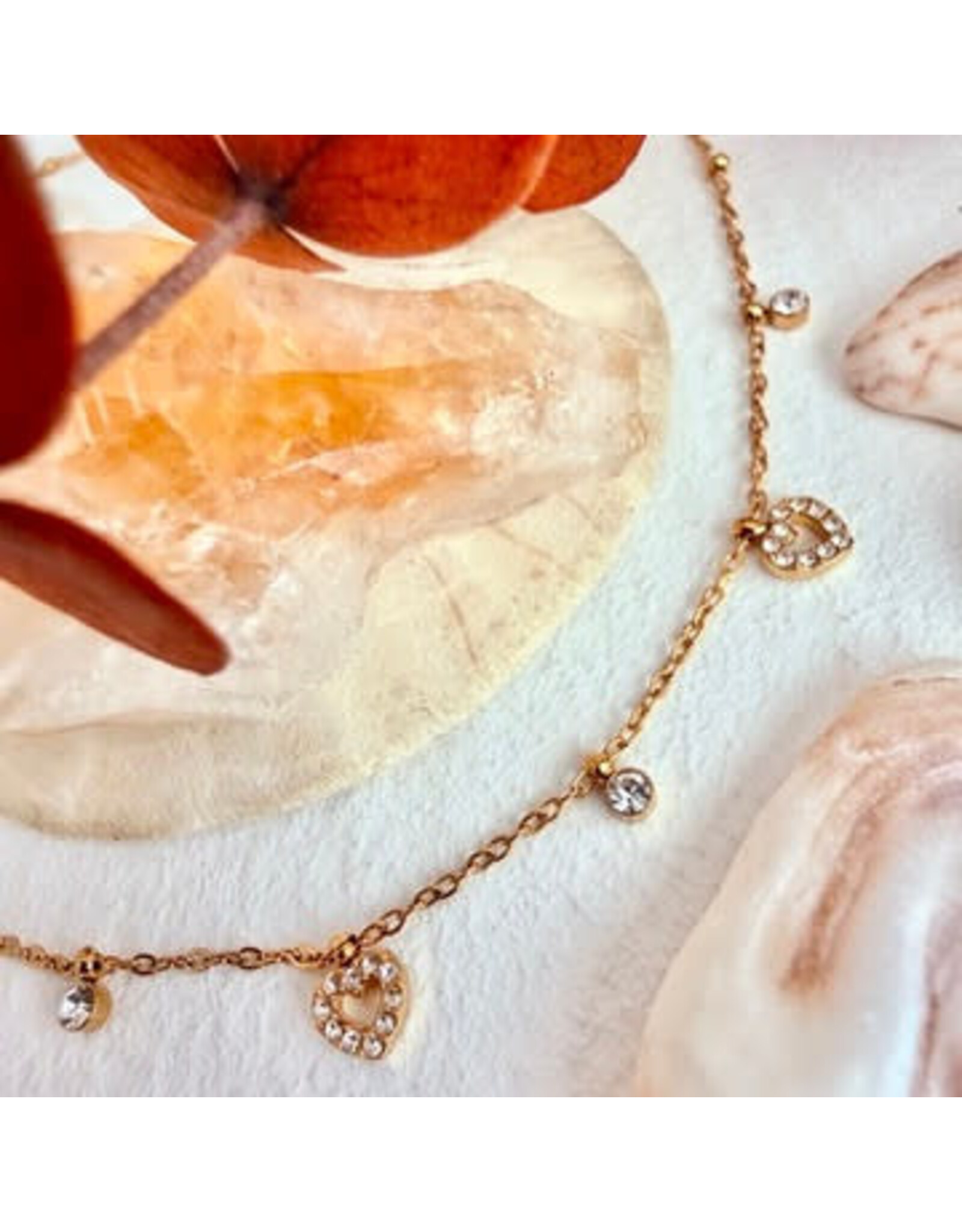 Pika & Bear Pika & Bear - "Inima" Heart Charm Necklace