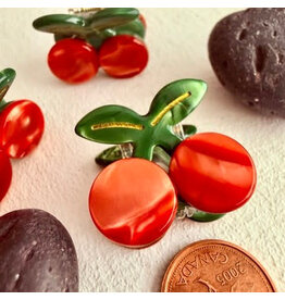 Pika & Bear Pika & Bear - "Pomona" Mini Cherry Hair Claw