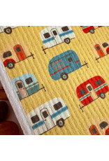 Pika & Bear Pika & Bear - "Scamp" Vintage Camper Design Swedish Dishcloth
