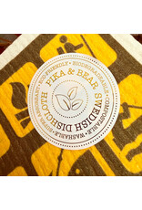 Pika & Bear Pika & Bear - "Park Life" Park Symbols Design Swedish Dishcloth