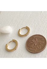 Pika & Bear Pika & Bear - "Wyst" Rhinestone Encrusted Sleeper Hoops