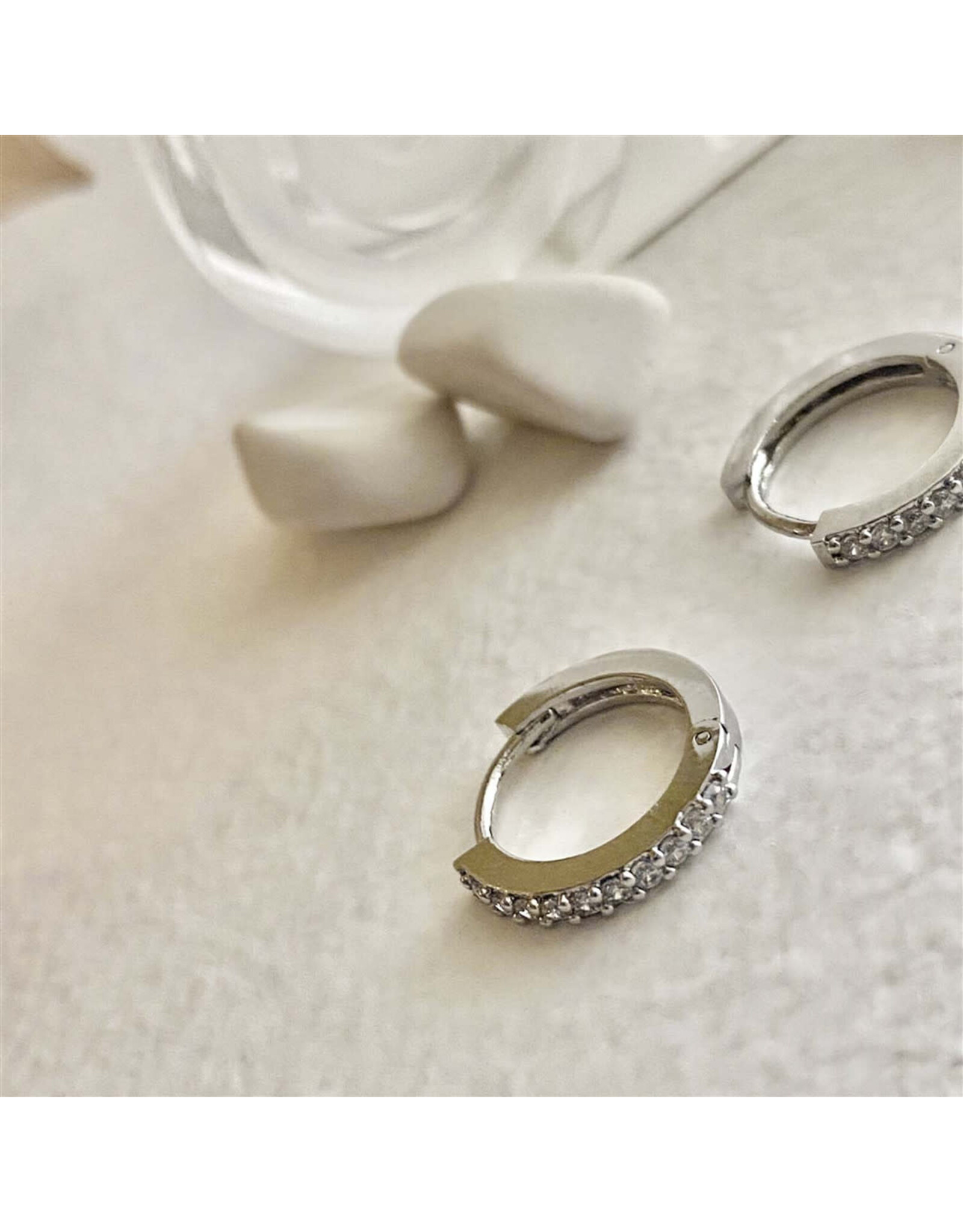 Pika & Bear Pika & Bear - "Wyst" Rhinestone Encrusted Sleeper Hoops