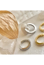 Pika & Bear Pika & Bear - "Wyst" Rhinestone Encrusted Sleeper Hoops