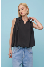 Astrid Astrid - Sleeveless Top (Black)