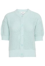 b.young b.young - Magio Short Sleeve Cardigan (Blue Haze)