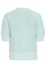 b.young b.young - Magio Short Sleeve Cardigan (Blue Haze)