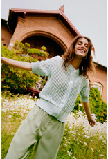 b.young b.young - Magio Short Sleeve Cardigan (Blue Haze)