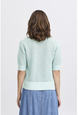 b.young b.young - Magio Short Sleeve Cardigan (Blue Haze)