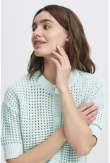 b.young b.young - Magio Short Sleeve Cardigan (Blue Haze)