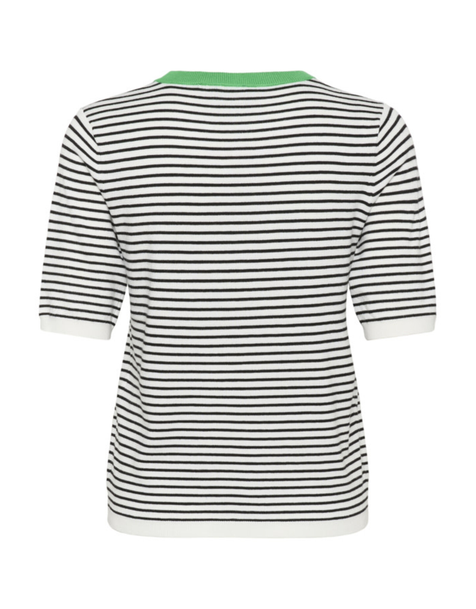 Kaffe Kaffe - Lizza Narrow Stripe (Chalk / Black / Green)