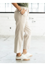 Liverpool Liverpool - Utility Crop Straight With Side Tabs (Safari Sand)