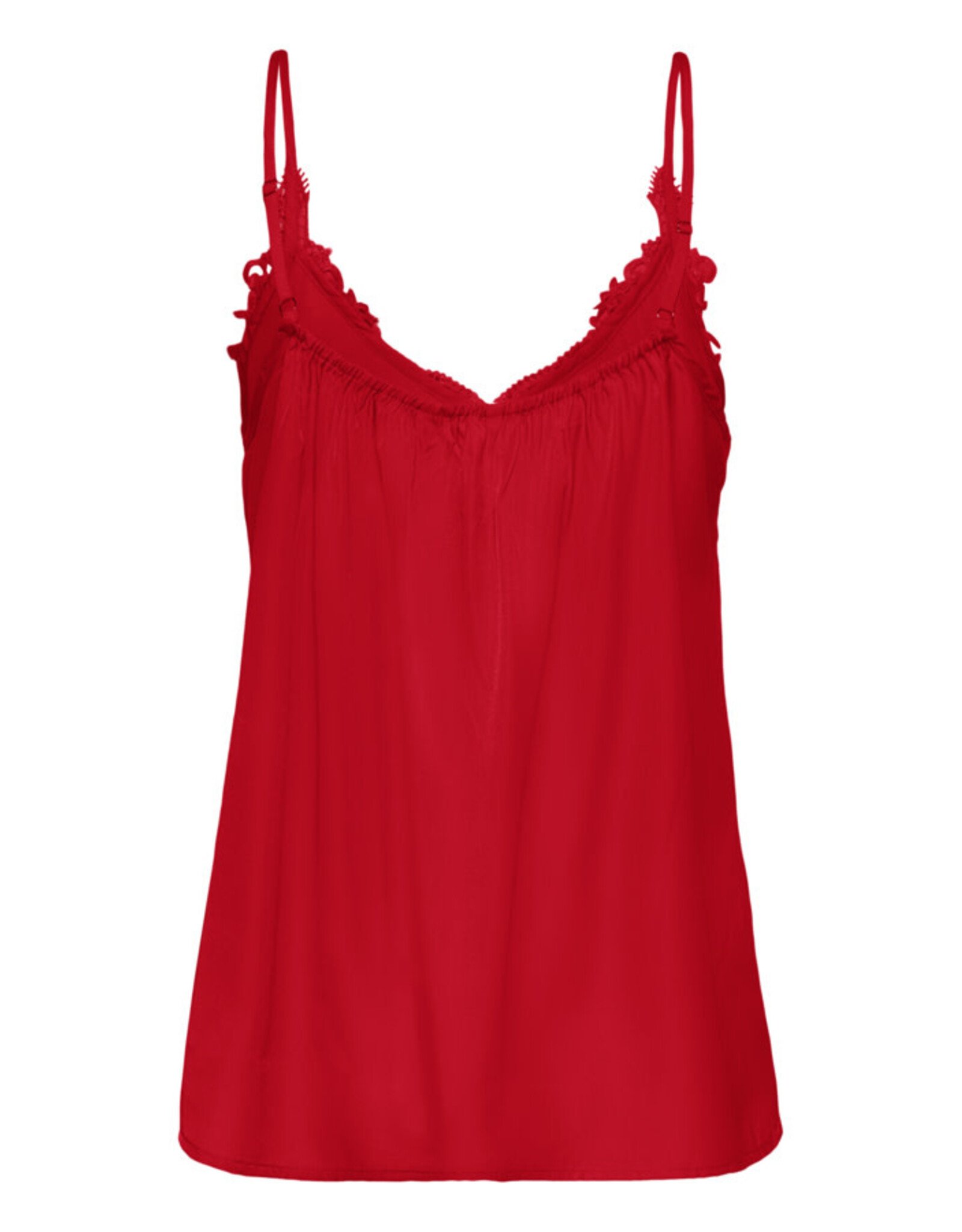 Cream Cream - Anna top (High Risk Red)