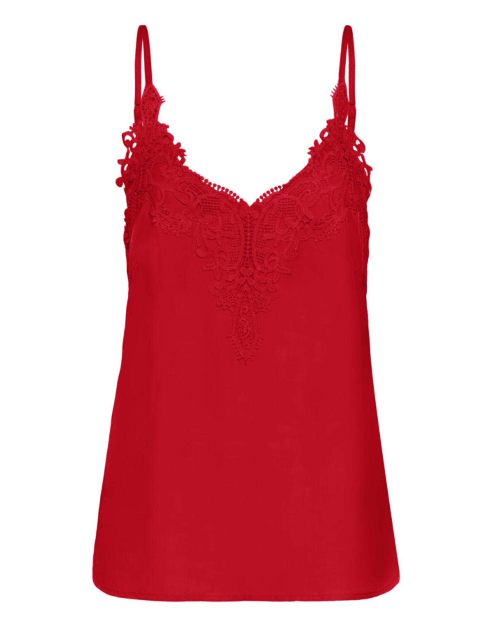 Cream Cream - Anna top (High Risk Red)