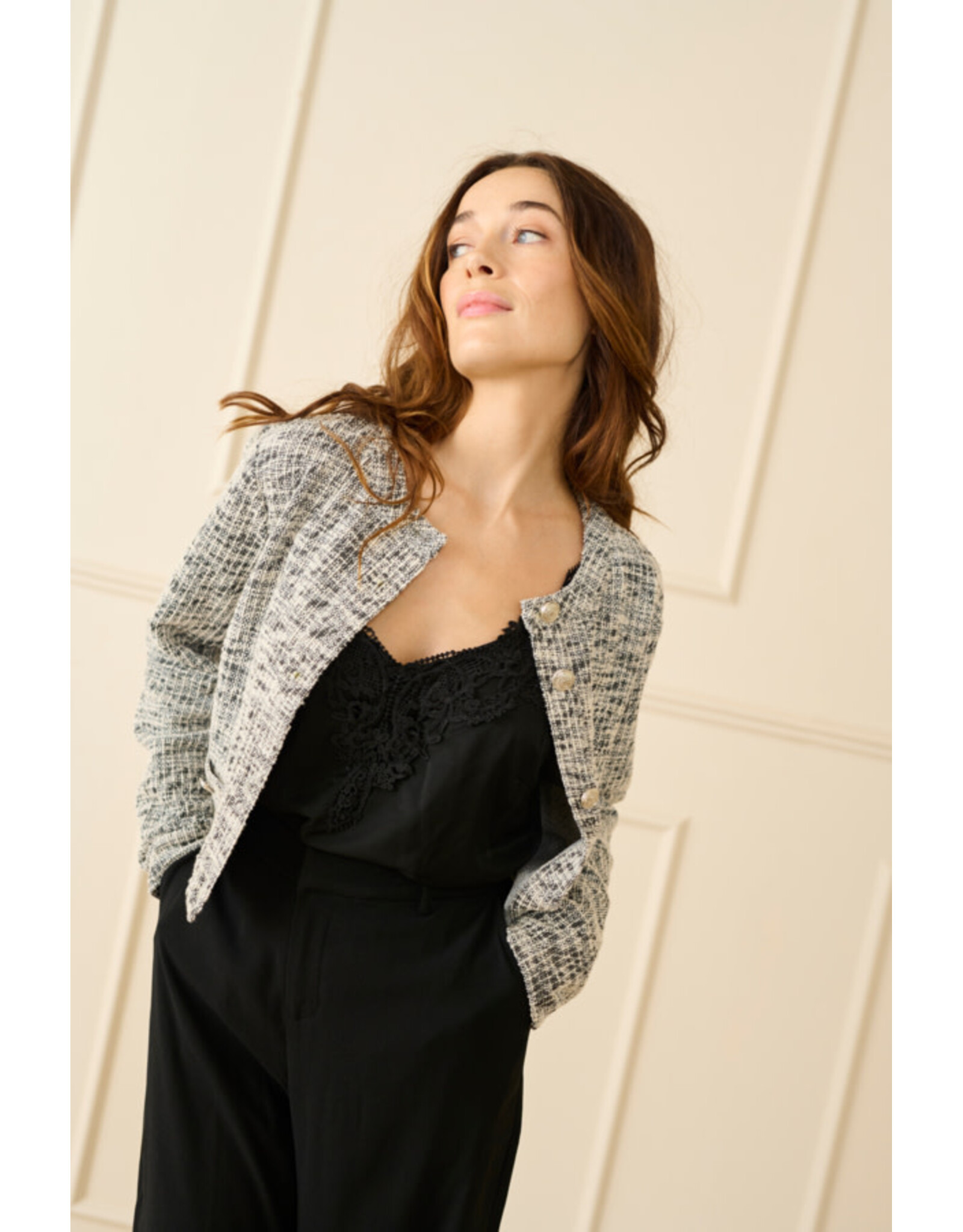 Cream Cream - Anna top (Pitch Black)