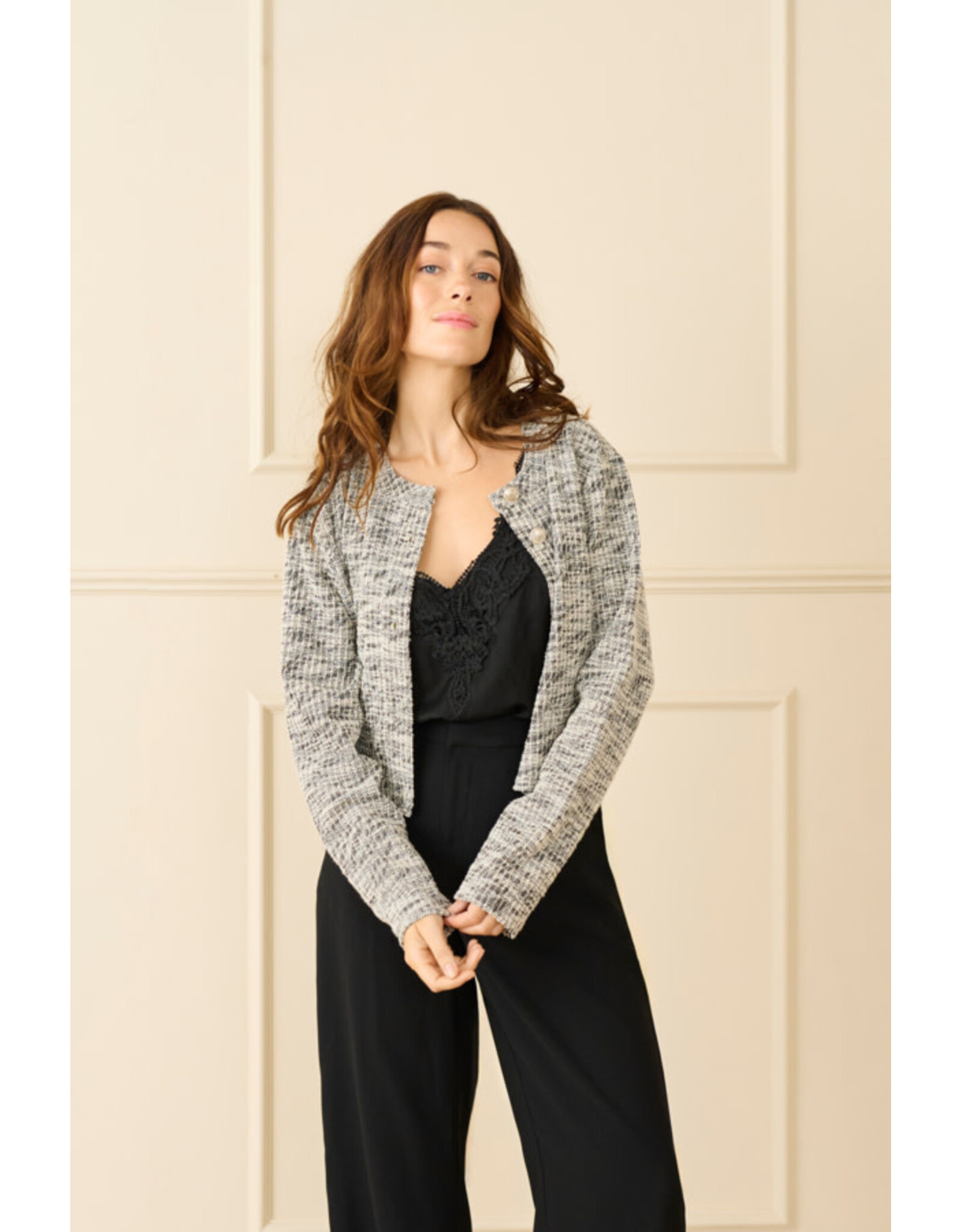 Cream Cream - Anna top (Pitch Black)