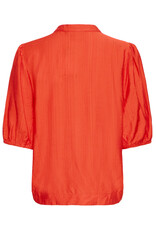 ICHI ICHI - Melda Tie Up Blouse (Fiery Red)