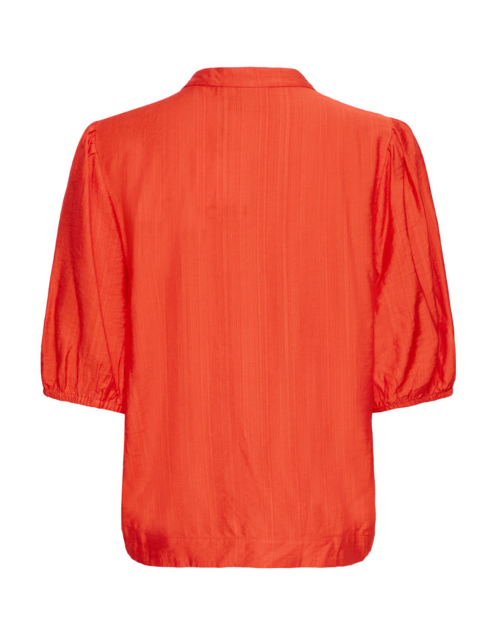 ICHI ICHI - Melda Tie Up Blouse (Fiery Red)