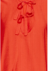 ICHI ICHI - Melda Tie Up Blouse (Fiery Red)