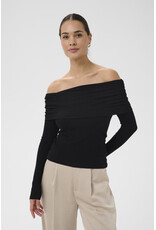 Kaffe Kaffe - Aubree Off the Shoulder Top (Black)