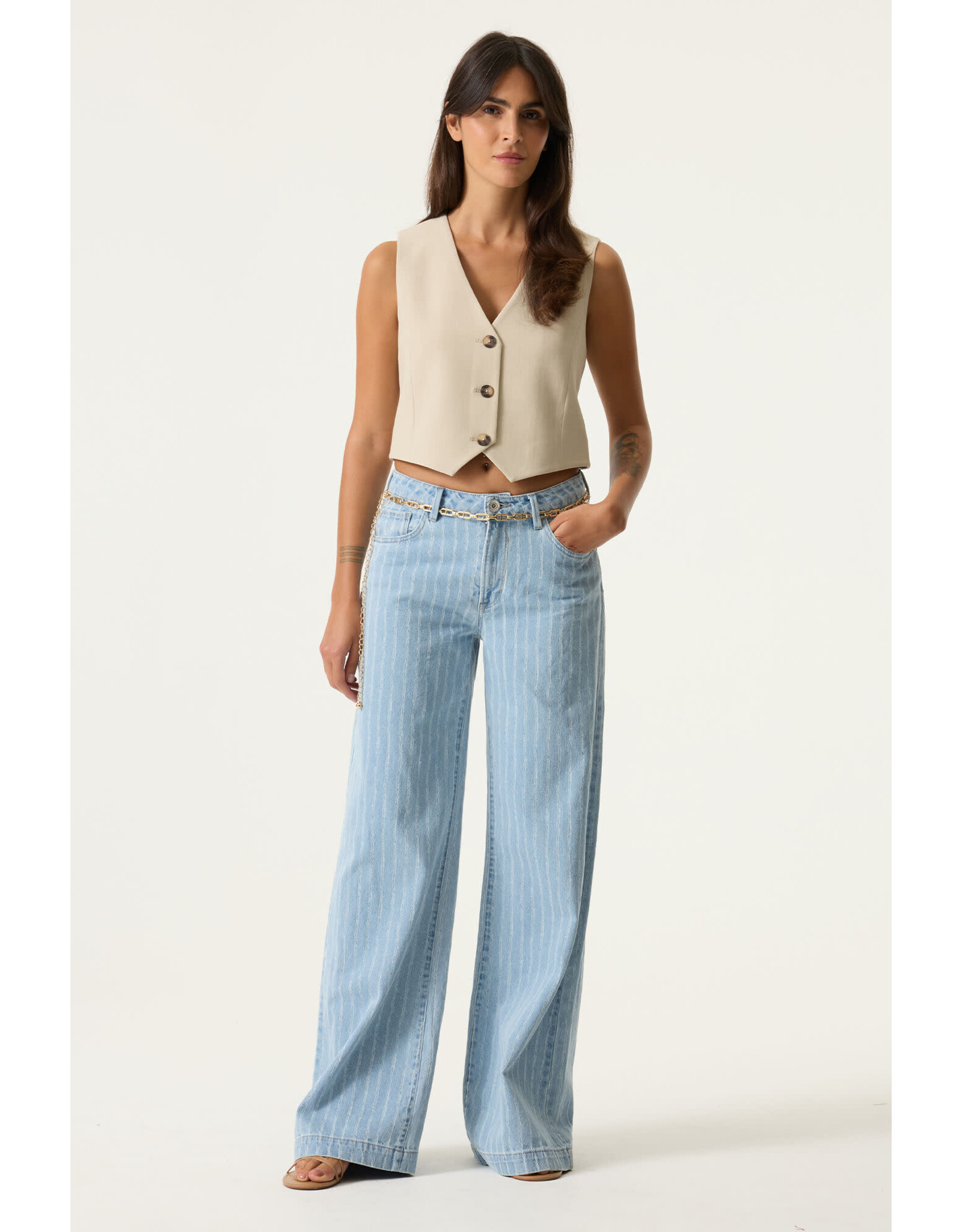 Garcia Garcia - Waistcoat (Stone)