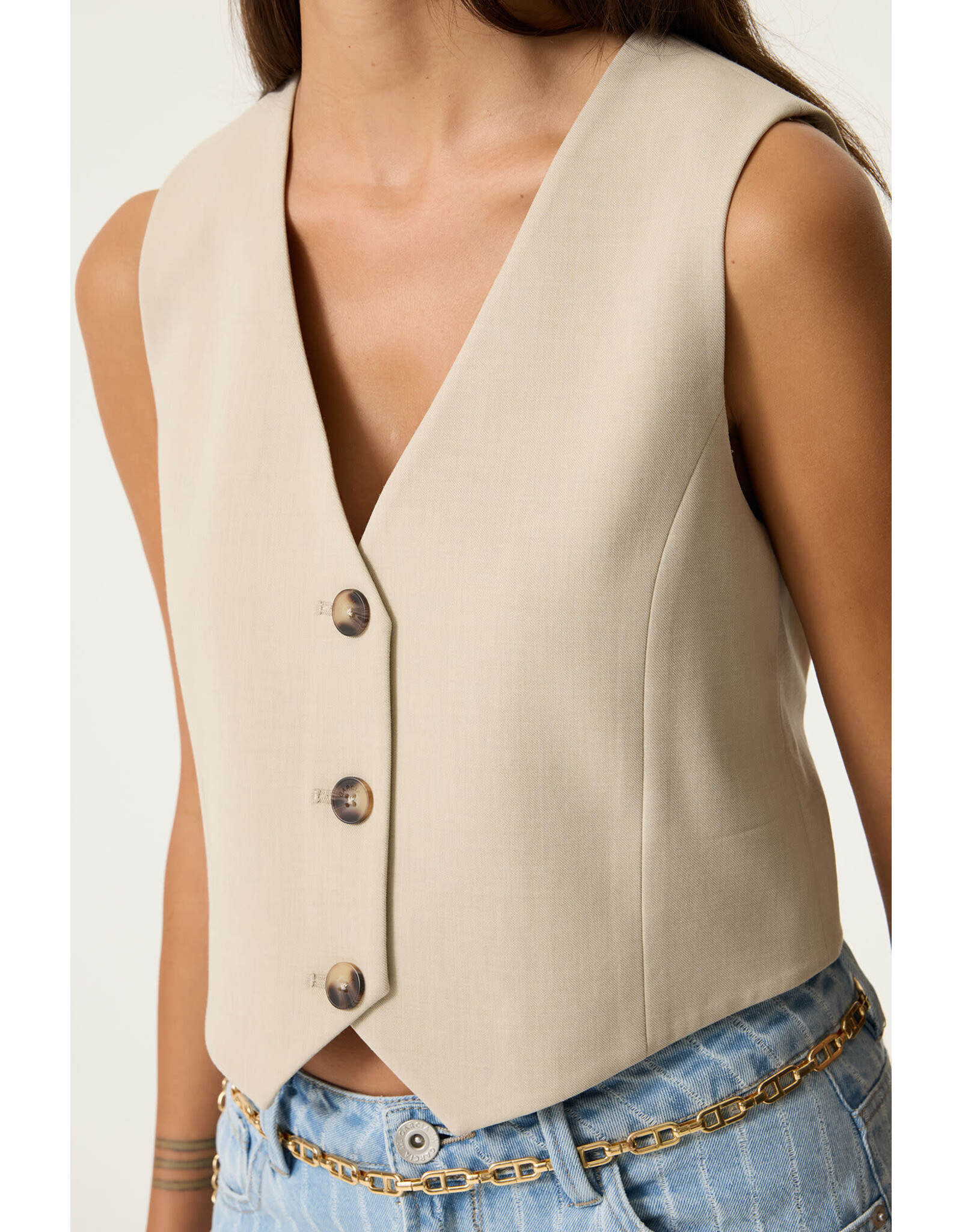 Garcia Garcia - Waistcoat (Stone)