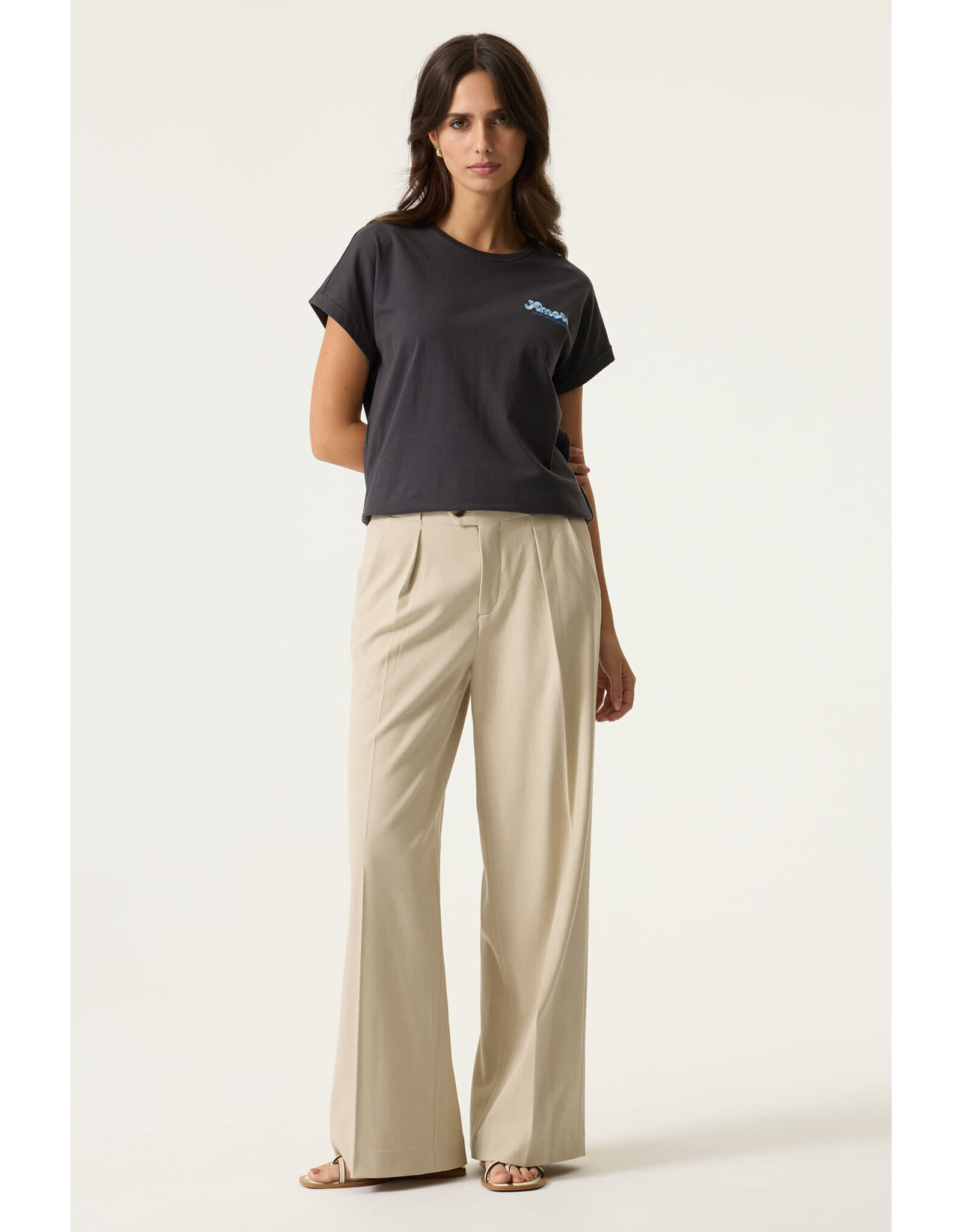 Garcia Garcia - Pleated Trousers (Stone)